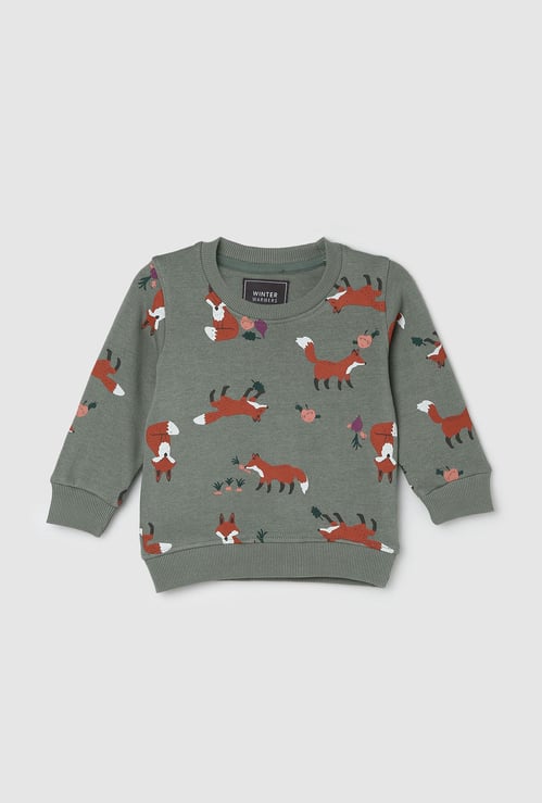 Boys Quirky Printed Sweatshirt