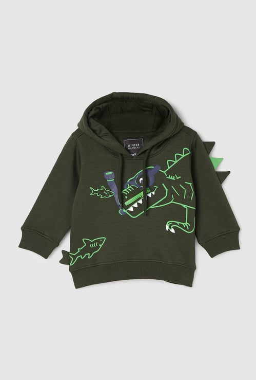 Boys Dinosaur Printed Sweatshirt