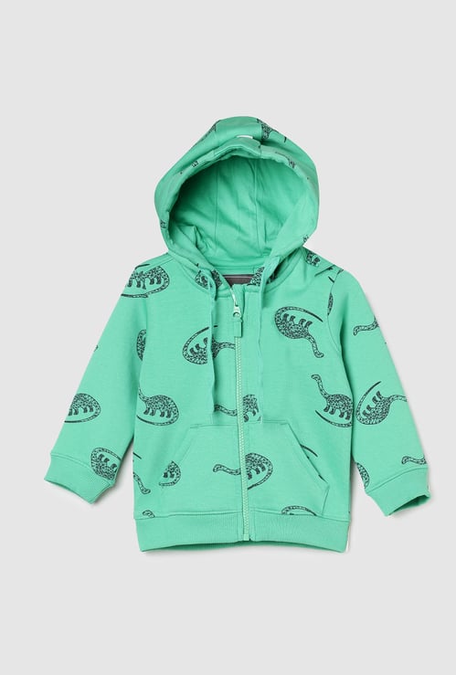 Boys Printed Hooded Sweatshirt