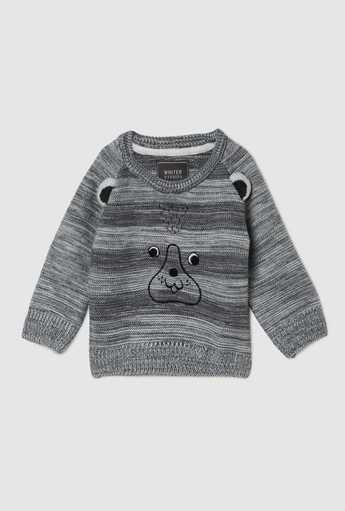 Boys Applique Detail Sweater