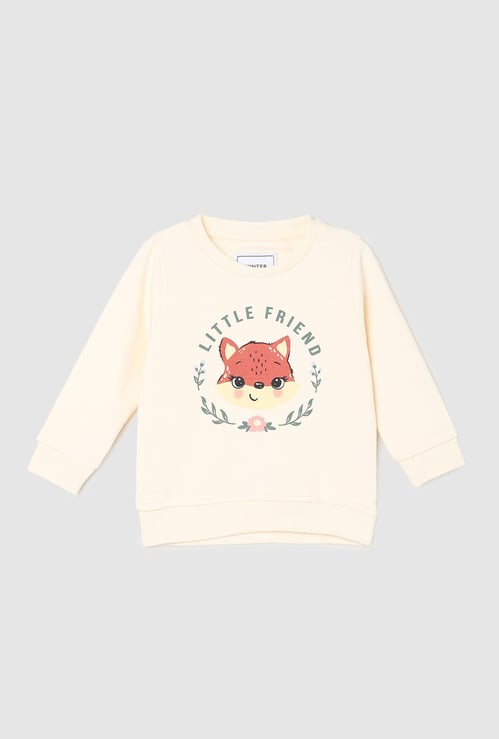 Girls Graphic Printed Sweatshirt