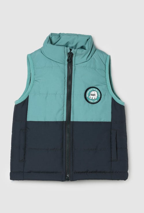 Boys Colourblocked Gilet