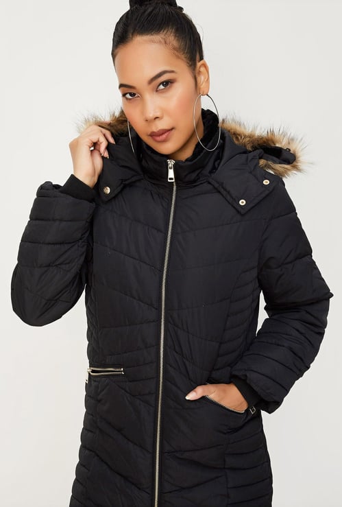 Women Hooded Parka Jacket