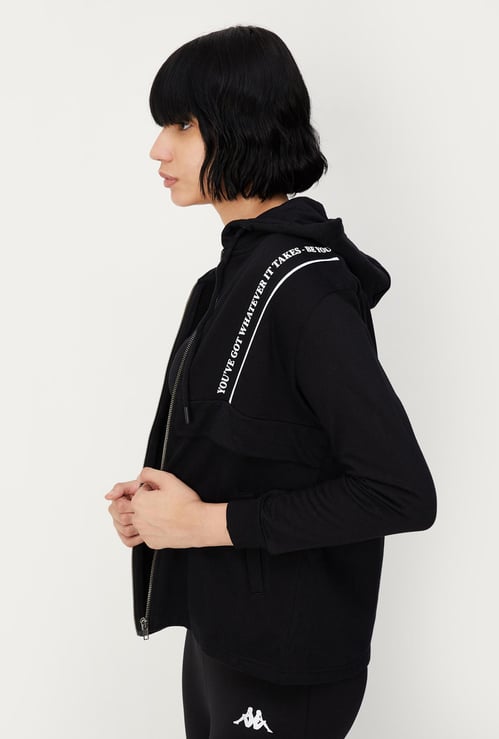 Women Hooded Sporty Jacket