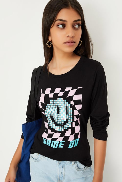 Girls Graphic Printed T-shirt