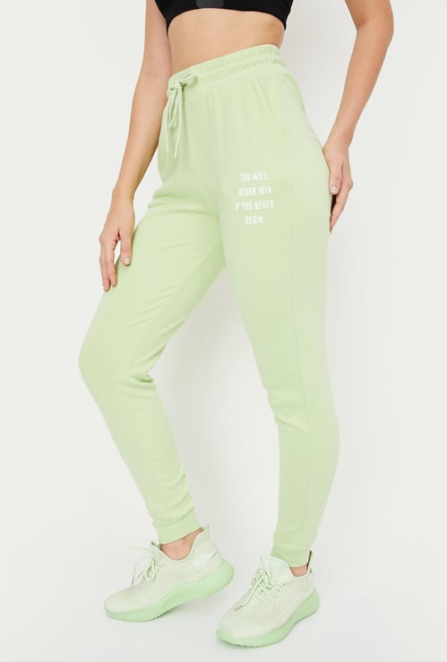 Women Solid Athleisure Joggers