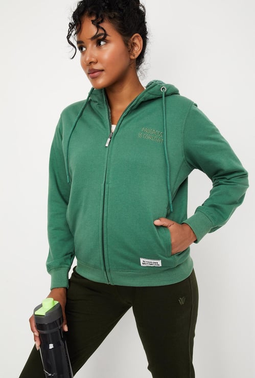 Women Hooded Sporty Jacket