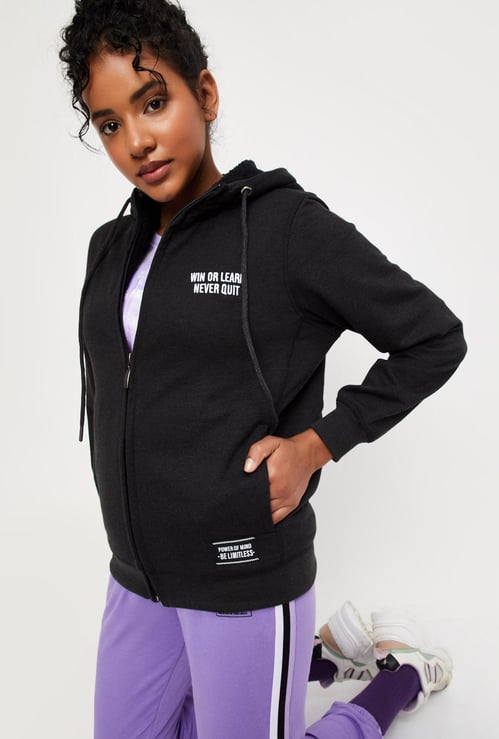 Women Hooded Sporty Jacket