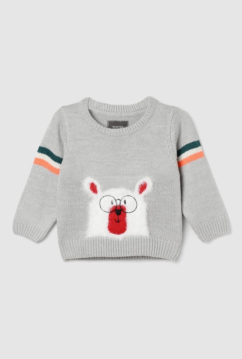 Boys Applique Detail Sweater