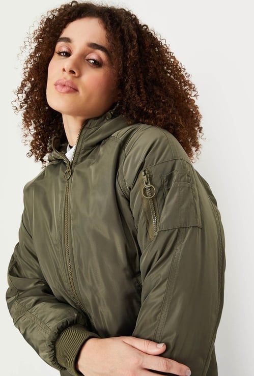 Women Padded Hooded Jacket