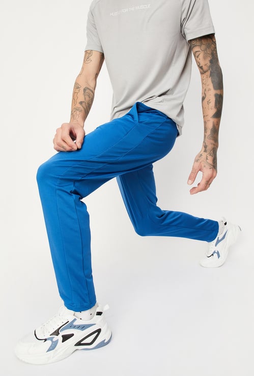 Men Solid Active Joggers