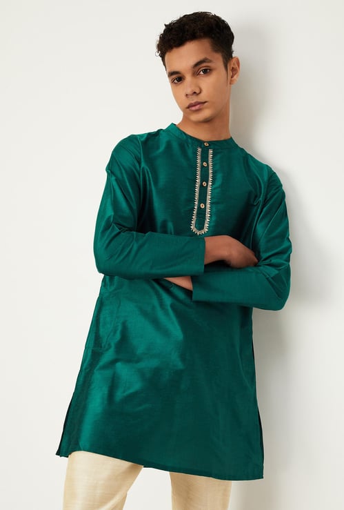 Boys Embellished Ethnic Kurta