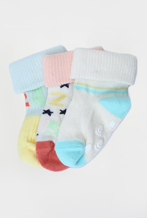 Boys Assorted Ankle Length Socks - Pack of 3