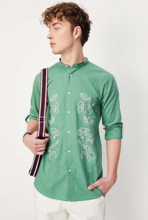 Men Embroidered Short Kurta