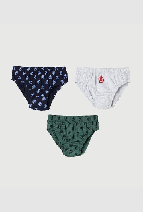 Boys Printed Briefs - Pack of 3