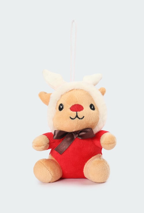 Kids Reindeer Car Hanging Soft Toy