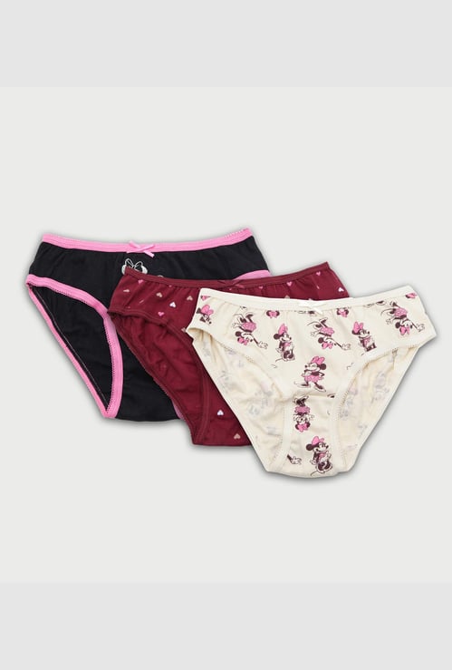 Girls Printed Panties - Pack of 3