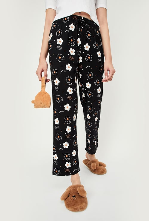 Women Printed Elasticated Pyjamas