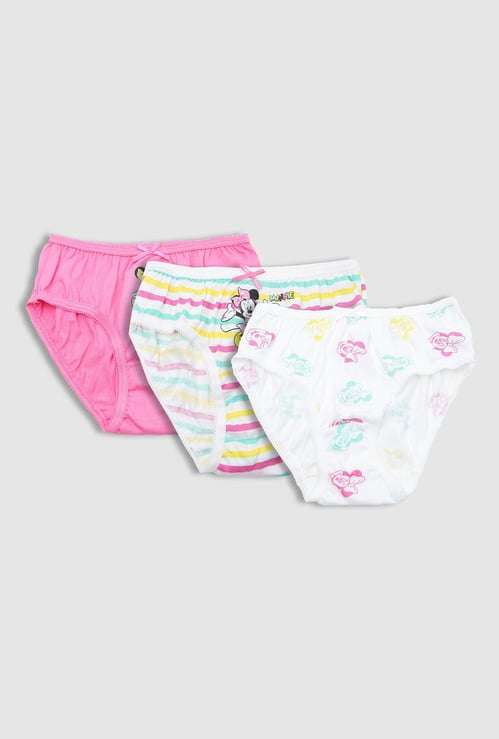 Girls Assorted Panties - Pack of 3