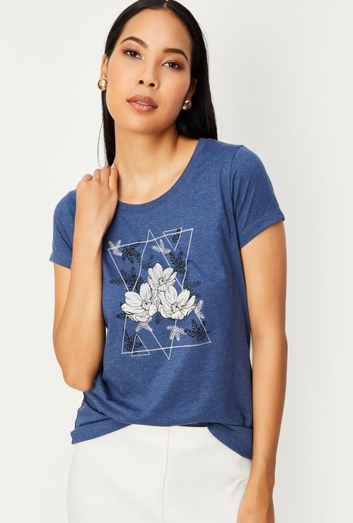 Women Graphic Printed T-shirt