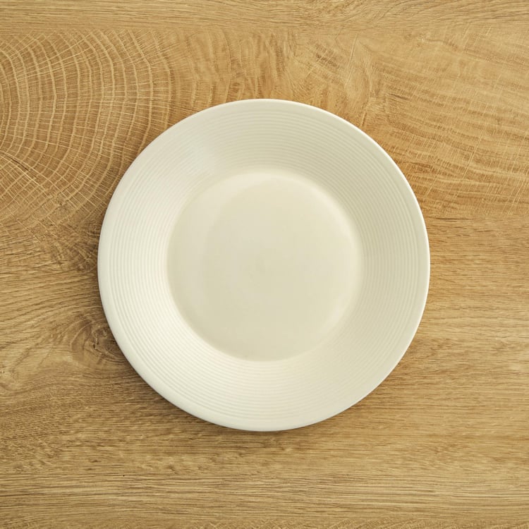 Nice And Easy Solid Dessert Plate - Ceramic - Dessert Plate - 21.5 cm x 21.5 cm x 2.5 cm - Beige