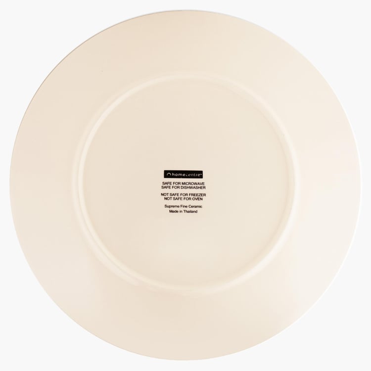Nice And Easy Solid Dessert Plate - Ceramic - Dessert Plate - 21.5 cm x 21.5 cm x 2.5 cm - Beige