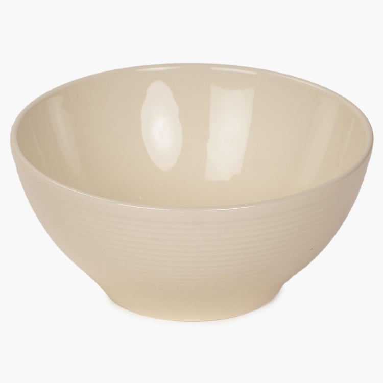 Nice And Easy Solid Curry Bowls - Ceramic - Katori Bowl 12 cm x 8.5 cm - Microwave Compatible - Beige