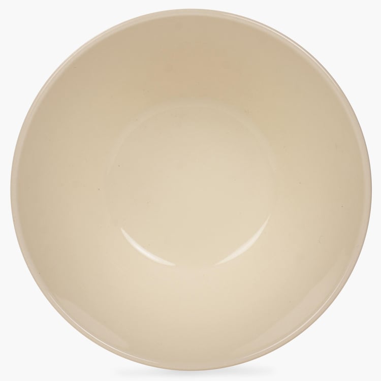 Nice And Easy Solid Curry Bowls - Ceramic - Katori Bowl 12 cm x 8.5 cm - Microwave Compatible - Beige