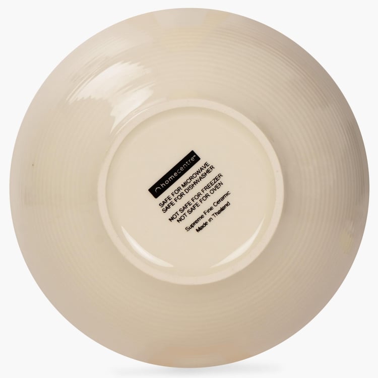 Nice And Easy Solid Curry Bowls - Ceramic - Katori Bowl 12 cm x 8.5 cm - Microwave Compatible - Beige