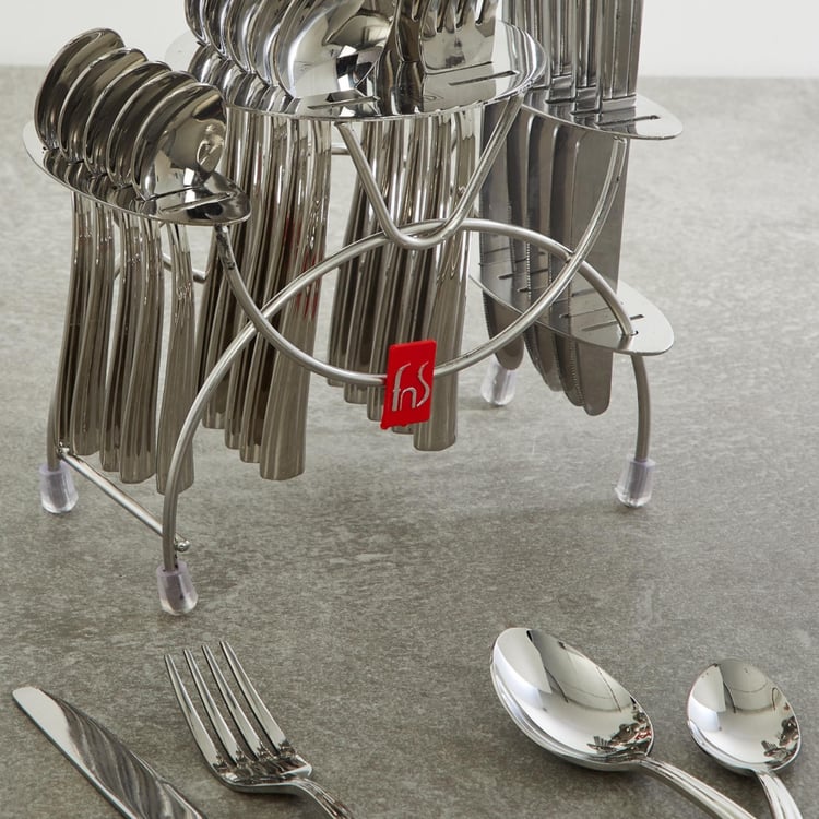 FNS Stainless Steel Mixed Cutlery Set - 25 Pcs.