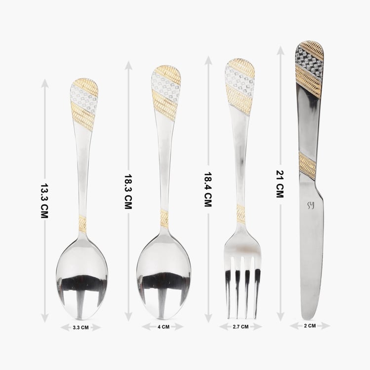 FNS Imperio Stainless Steel Cutlery Set-25 Pcs.