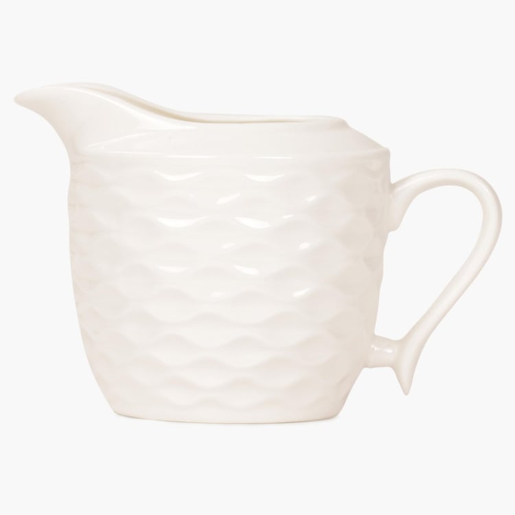 Brook Solid Milk Pot - Porcelain - Piece - 13 cm L x 8.5 cm H - 245 ml - White