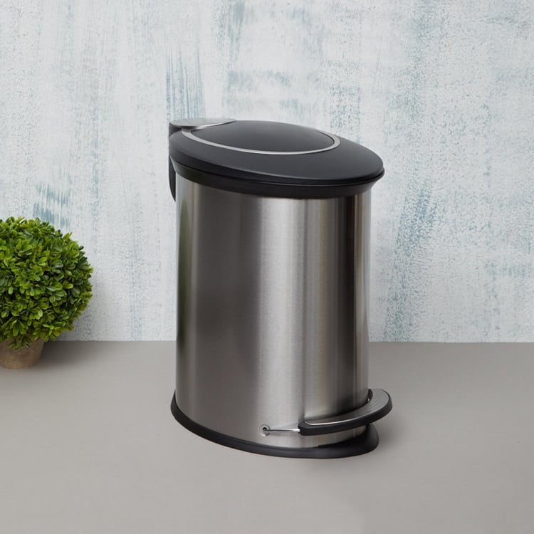 Sedona Stainless Steel Soft Close Pedal Bin - 12L