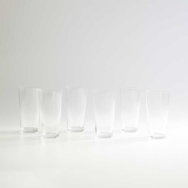 BOHEMIA CRYSTAL Round Water Glass-Set Of 6 Pcs.