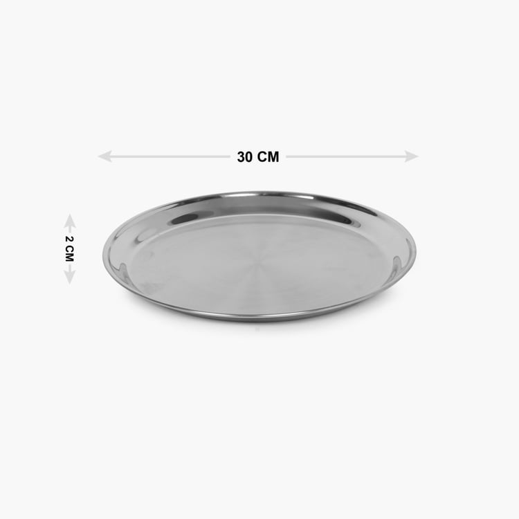 Stainless Steel Dinner Plate