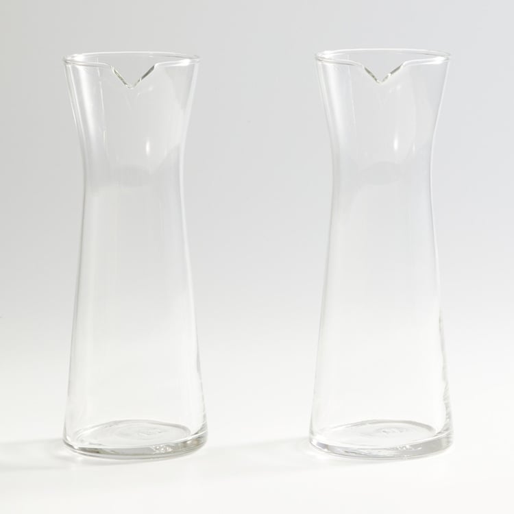 OCEAN 2-piece Round Carafe Juice Jars set - 610 ml