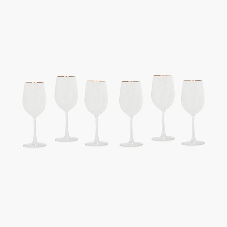 OCEAN  6-piece Solid Wine Glass set -425 ml