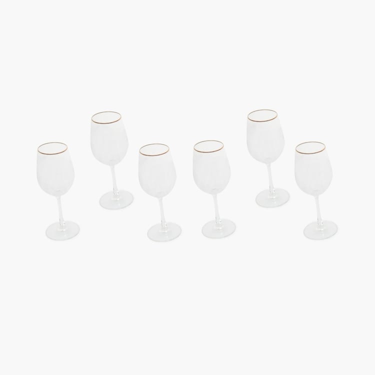 OCEAN  6-piece Solid Wine Glass set -425 ml