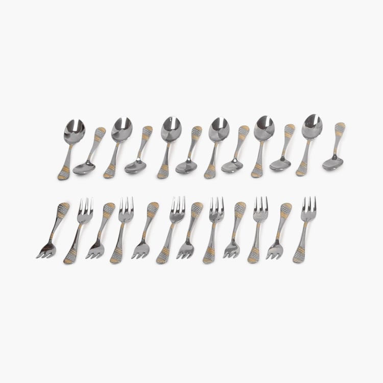 FNS Imperio Stainless Steel Cutlery Set-Set Of 90 Pcs.