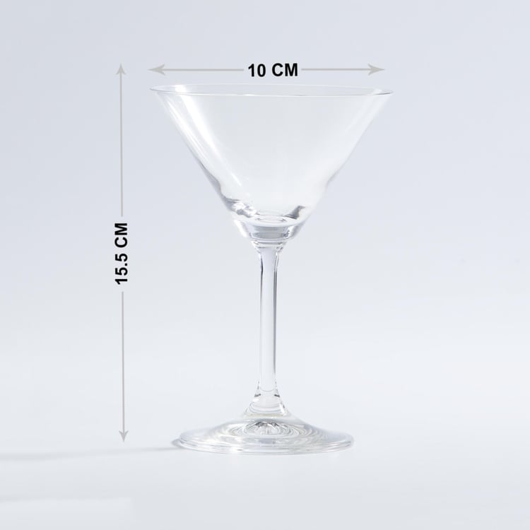 BOHEMIA CRYSTAL Round Martini Glasses-Set Of 6 Pcs.