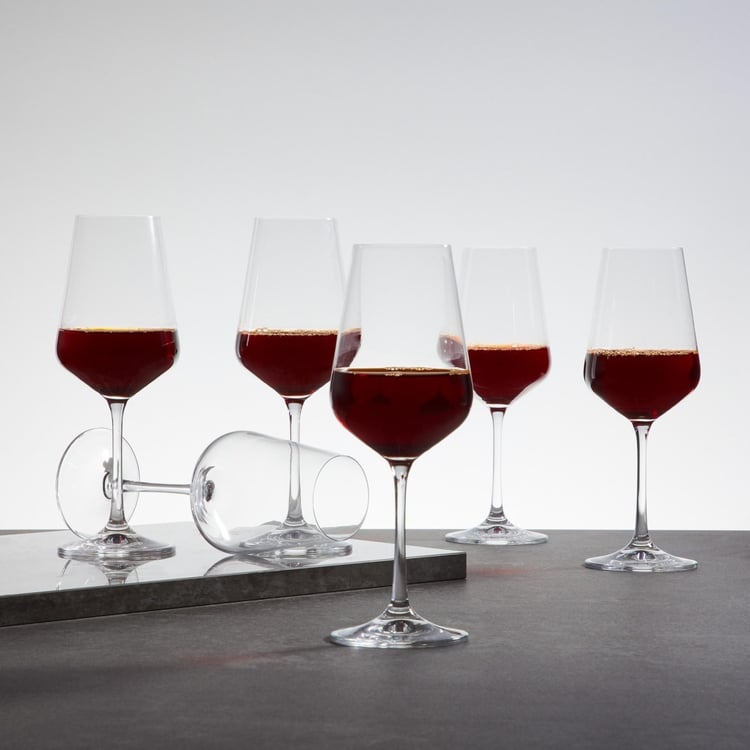 BOHEMIA CRYSTAL Sandra Round Wine Glass-Set Of 6 Pcs.
