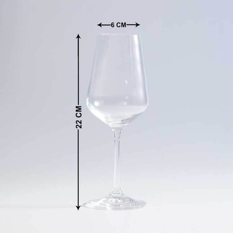 BOHEMIA CRYSTAL Sandra Round Wine Glass-Set Of 6 Pcs.