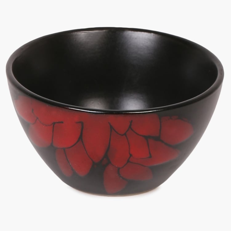 Cadenza Dahlia Stoneware Printed Bowl
