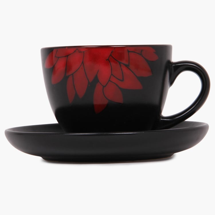 Cadenza Dahlia Stoneware Cup and Saucer - 235ml