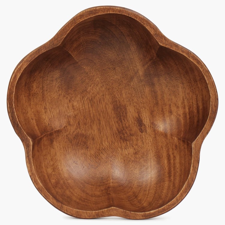 Cinerea Wooden Flower Shaped Bowl