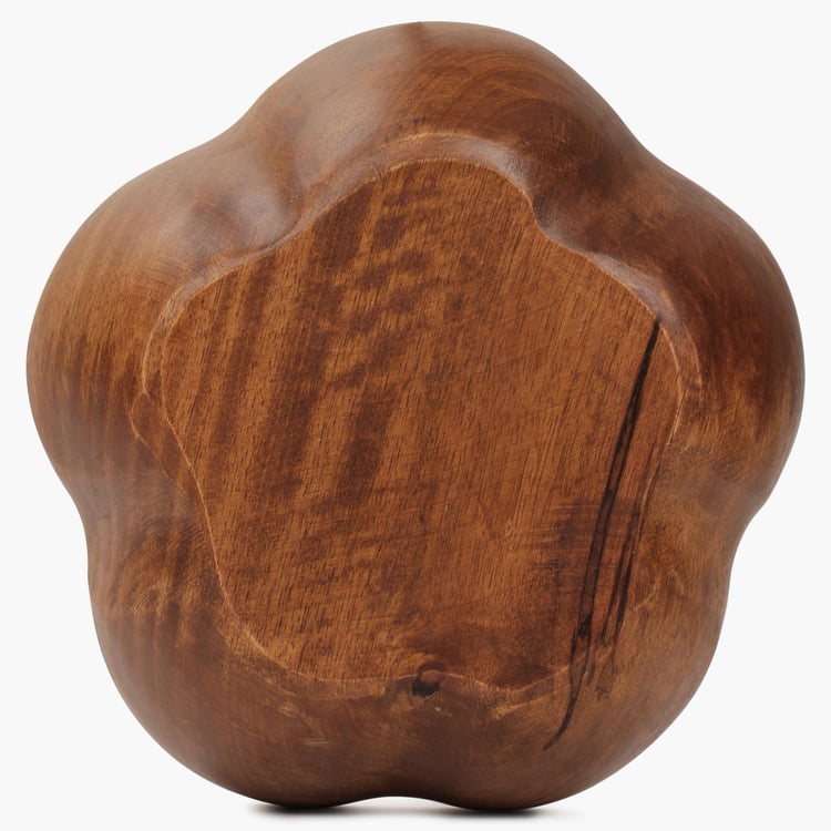 Cinerea Wooden Flower Shaped Bowl