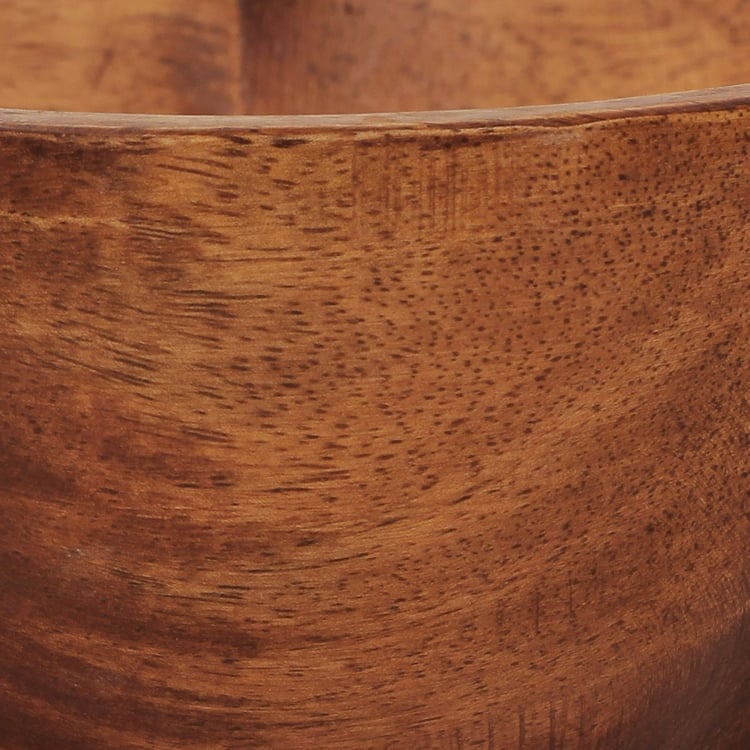 Cinerea Wooden Flower Shaped Bowl