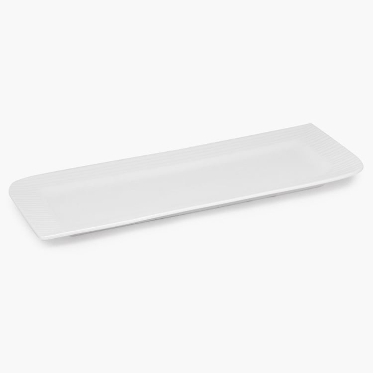 Marshmallow Porcelain Platter - 37.8x15.5cm