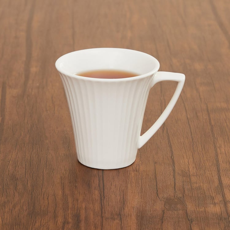 Marshmallow Ceramic Cup and Saucer - 190ml