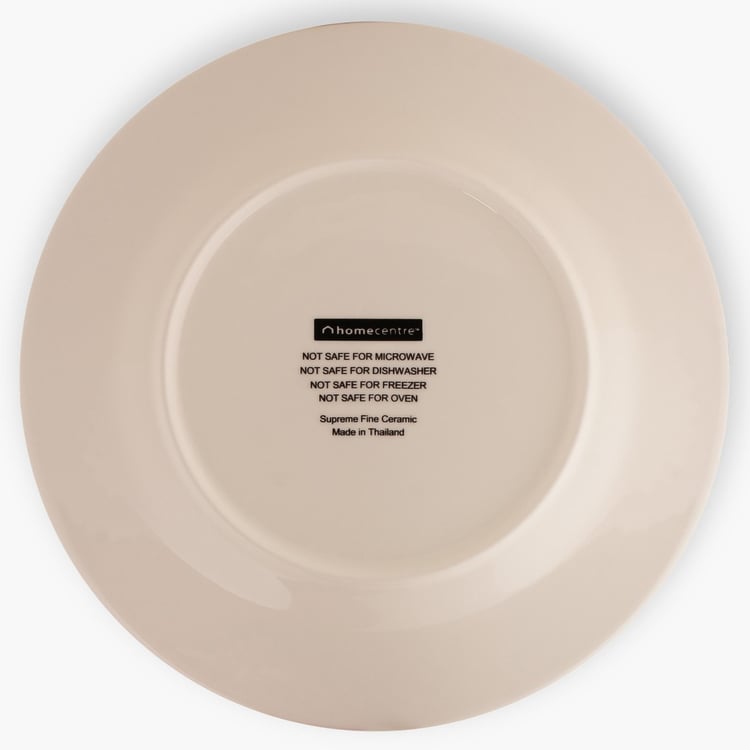 Marshmallow Ceramic Side Plate - 21cm